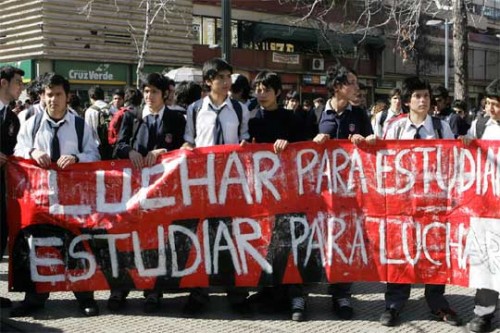 protesta estudiantil en chile